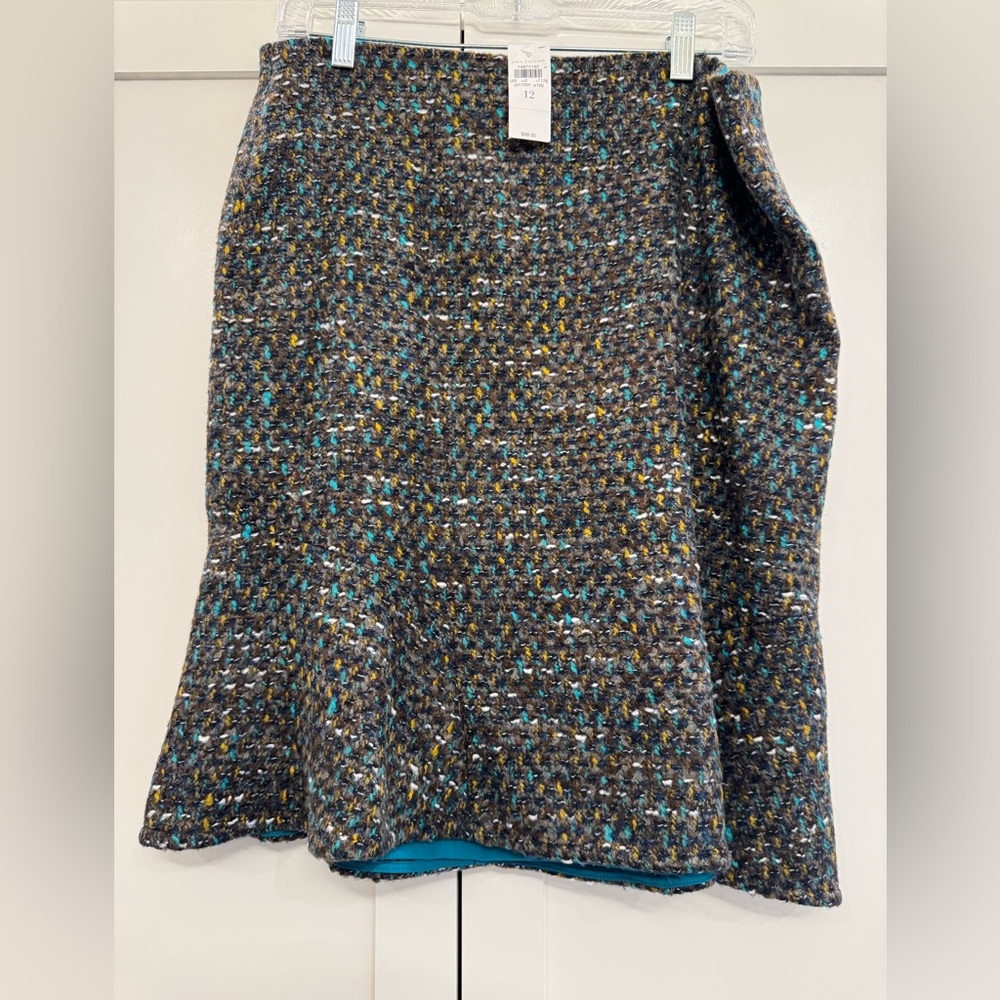Ann Taylor Stylish Tweed Skirt - Multicolor